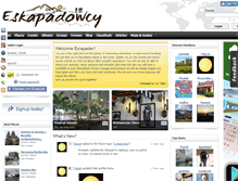 Tablet Screenshot of eskapadowcy.pl